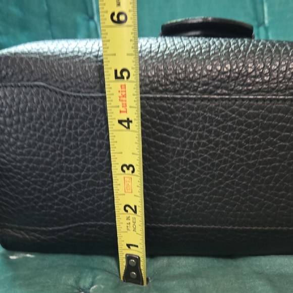 Furla Black Crossbody Bag with Gold Buckle - Picture 12 of 12